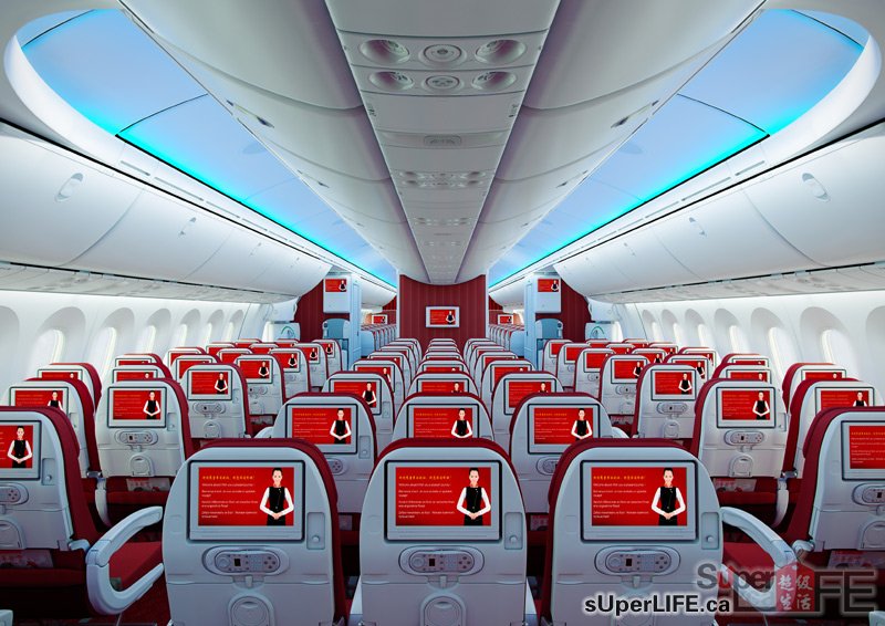 海航波音787梦想客机执飞北京多伦多首航成功