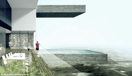 秘鲁首都欲建天空公寓：私人泳池悬半空(组图)