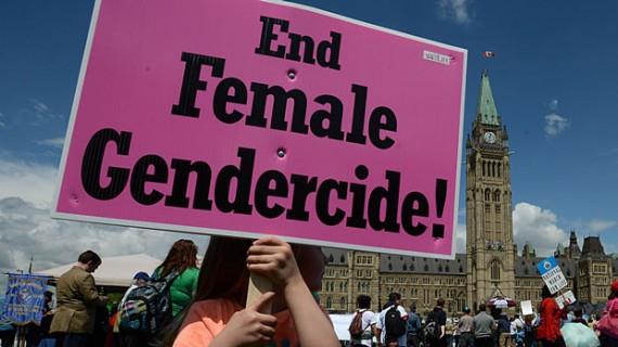 The annual March for Life protest held on Parliament Hill on Thursday had a theme calling for an end to sex-selective abortion. 