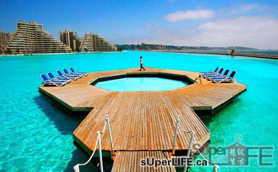 太热了？跳入智利世界最大泳池！