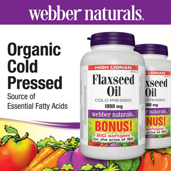 webber naturals® Flaxseed Oil 1000 mg