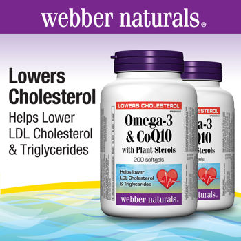 webber naturals® Omega-3 & CoQ10 with Plant Sterols