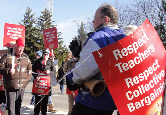 皮尔郡中学教师确定罢工，小学教师可能跟进。 （本报资料照片）