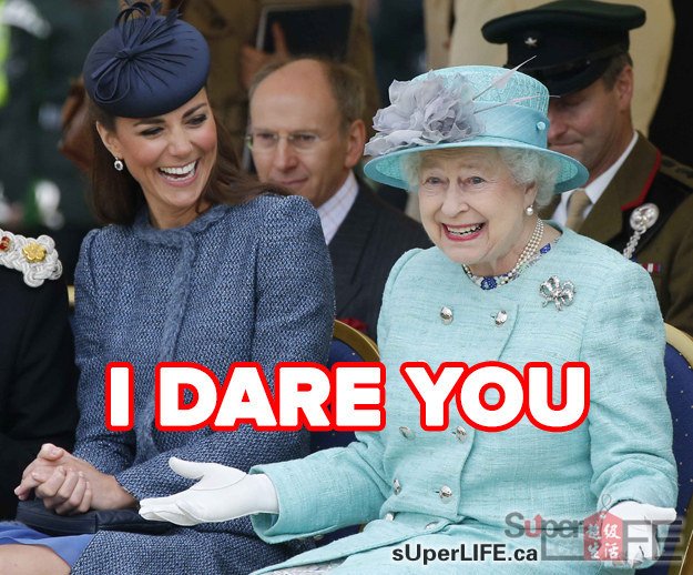 Nation-wide: It is illegal to scare the Queen.