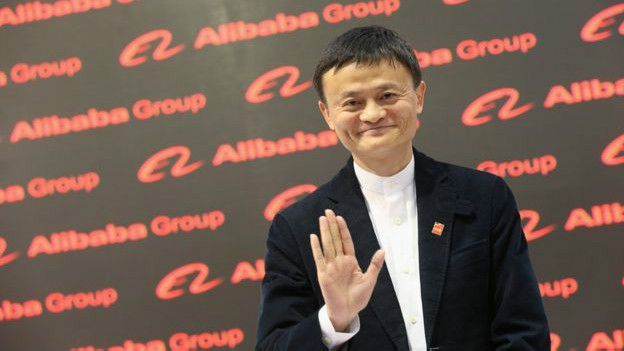 阿里巴巴创始人马云。这家中国电子商务巨头因售假问题一度备受指责。