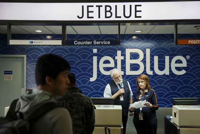 只要付点费用，“捷蓝”航空提供“通关预检”服务。(Getty Images)