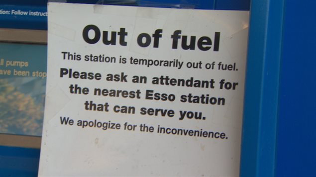感恩节期间许多安大略省加油站无油可卖