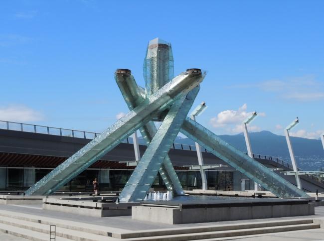 OlympicCauldron Vancouver harbour.jpg