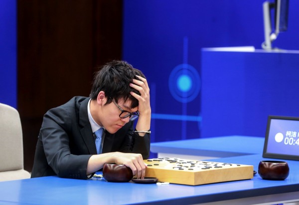 Image result for 柯洁与AlphaGo对战