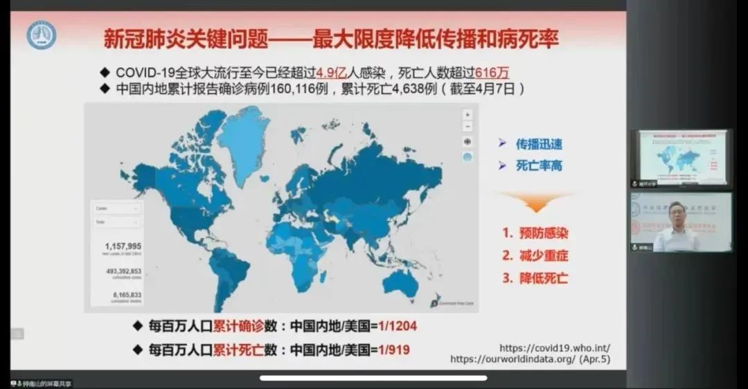 钟南山:上海准备不充分，完全开放在中国不适用_图1-3