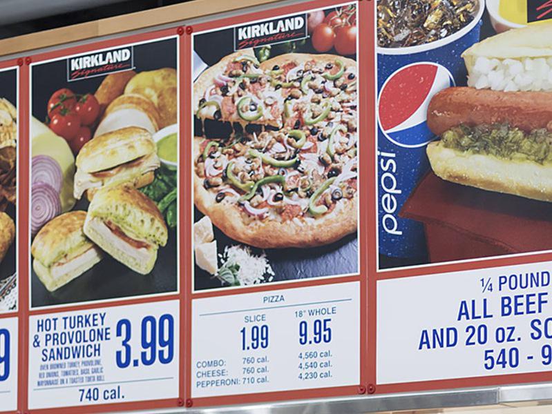 组合披萨曾是好市多美食广场的超人气美食。（Shutterstock）